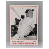 1983 TCMA All-Time White Back Red Schoendienst HOF
