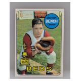 1969 Topps Baseball Johnny Bench HOF 95