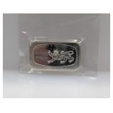 1oz .999 Silv Mocatta & Goldsmid Art Bar