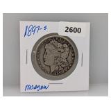 1897-S 90% Silv Morgan $1 Dollar