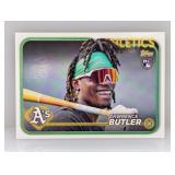 Butler 2024 Topps Series 2 RC Golden Mirror var