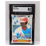 1979 Topps Lou Brock #665 SGC 8