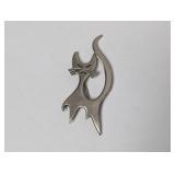 .925 Sterling BEAU Cat Pin