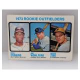 1973 Topps RCs Coggins/Wohlford/Zisk Crease