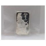 1oz .999 Silv Freedom Art Bar