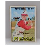 1967 Topps Baseball Pete Rose HOF To Be Crease