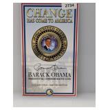 24Kt Gold Ltd Ed Obama Presidential $1 Coin