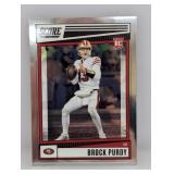 2022 Score Brock Purdy Foil Rookie #401