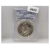 PCGS 1972-S PR69DCAM Silv Ike $1 Dollar