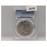 PCGS 1971-S MS66 Silv Ike $1 Dollar