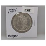 1884 90% Silv Morgan $1 Dollar