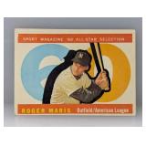 1960 Topps Baseball #565 Roger Maris All Star HN