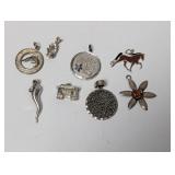 19.10g .925 Lot Mayan Calendar, Chili, Horse, etc