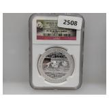 NGC 2014 PF70 1oz .999 Silv Panda