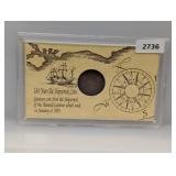 184 Yr Old Shipwreck Coin