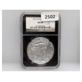NGC 2013-W MS69 1oz .999 Silv Eagle $1