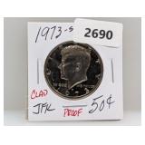 1973-S PF JFK Half $1 Dollar