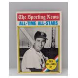 1976 Topps Baseball Ted Williams HOF All Stars