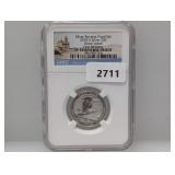 NGC 2018-S PF70 Rev PF Block Isl Quarter