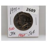 1971-S PF JFK Half $1 Dollar
