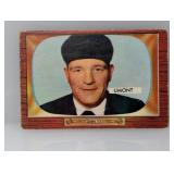 1955 Bowman Baseball HN Frank Umont Umpire Stain