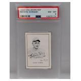 1950 Callahan HOF Rogers Hornsby PSA 8