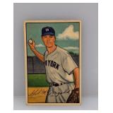 1952 Bowman Baseball #33 Gil McDougald Crease