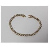 7" .925 Sterling White Stone Tennis Bracelet