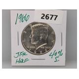 1966 40% Silv JFK Half $1 Dollar