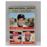 1970 Topps ERA Leaders Marchal/Carlton/Gibson