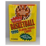 1990 Fleer Basketball pack Possible Michael Jordan