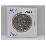 1935 90% Silv Peace $1 Dollar