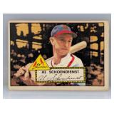 1952 Topps Baseball Red Schoendienst HOF Cardinals
