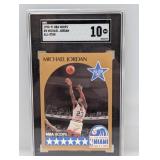 1990-91 NBA Hoops All-Star Michael Jordan SGC 10 1990-91 NBA Hoops All-Star Michael Jordan SGC 10