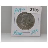 1954-D 90% Silv Franklin Half $1 Dollar 1954-D 90% Silv Franklin Half $1 Dollar