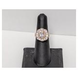.925 Sterl Art Deco Style Emerald Cut Ring Sz 6 .925 Sterl Art Deco Style Emerald Cut Ring Sz 6