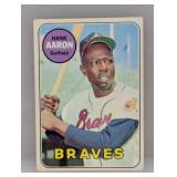 1969 Topps Baseball Hank Aaron HOF 100 1969 Topps Baseball Hank Aaron HOF 100