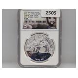 NGC 2015 PF69 1oz .999 Silv Panda Fun Show NGC 2015 PF69 1oz .999 Silv Panda Fun Show