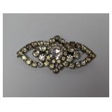 Vtg Eye Shaped Rhinestone Brooch Vtg Eye Shaped Rhinestone Brooch