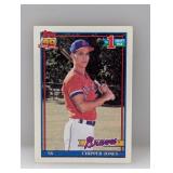 1991 Topps Chipper Jones 1st Draft Pick #333 1991 Topps Chipper Jones 1st Draft Pick #333