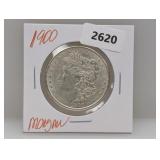 1900 90% Silv Morgan $1 Dollar 1900 90% Silv Morgan $1 Dollar