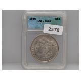 ICG 1896 AU58 90% Silv Morgan $1 Dollar ICG 1896 AU58 90% Silv Morgan $1 Dollar