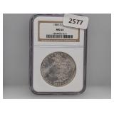 NGC 1885-O MS64 90% Silv Morgan $1 Dollar NGC 1885-O MS64 90% Silv Morgan $1 Dollar