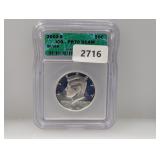 ICG 2002-S PR70DCAM Silv JFK Half $1 ICG 2002-S PR70DCAM Silv JFK Half $1