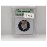ICG 1995-S PR69DCAM JFK Half $1 Dollar ICG 1995-S PR69DCAM JFK Half $1 Dollar
