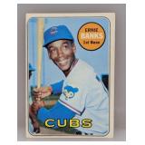 1969 Topps Baseball Ernie Banks HOF 20 1969 Topps Baseball Ernie Banks HOF 20