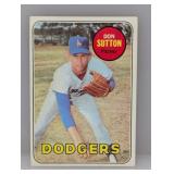 1969 Topps Baseball Don Sutton HOF 216 1969 Topps Baseball Don Sutton HOF 216