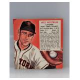 1952 Red Man Tobacco Wes Westrun Stain/Crease 1952 Red Man Tobacco Wes Westrun Stain/Crease