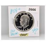 1974-S PF 40% Silv Ike $1 Dollar 1974-S PF 40% Silv Ike $1 Dollar