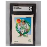 1991-92 Skybox #352 Boston Celtics SGC 9 MT 1991-92 Skybox #352 Boston Celtics SGC 9 MT